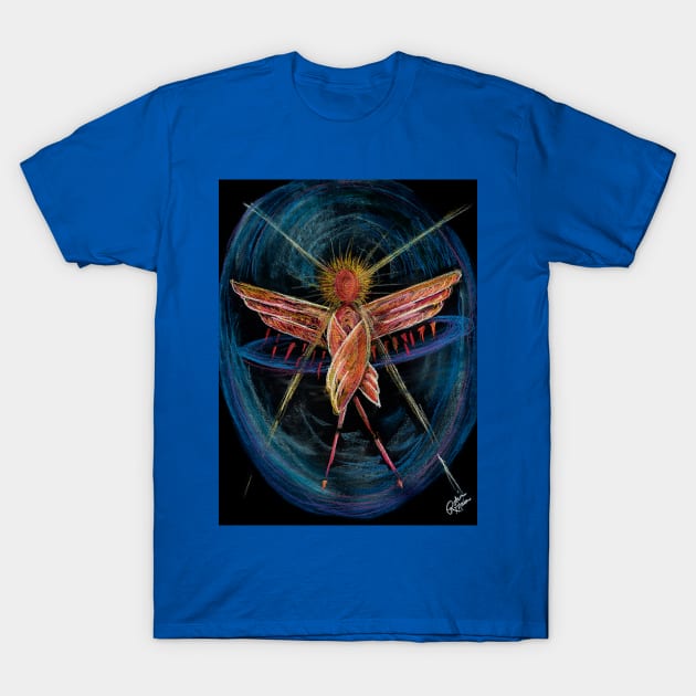 Fiery Wheel-Being T-Shirt by RobinMain